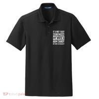 Its Not Easy Being My WifeS Arm Candy Dry Zone Grid Polo thumb 0