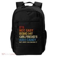 It's Not Easy Being My Girlfriend's Arm Candy Retro Backpack thumb 0