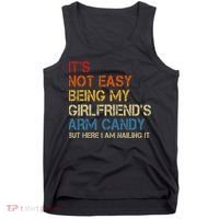 It's Not Easy Being My Girlfriend's Arm Candy Retro Tank Top thumb 0