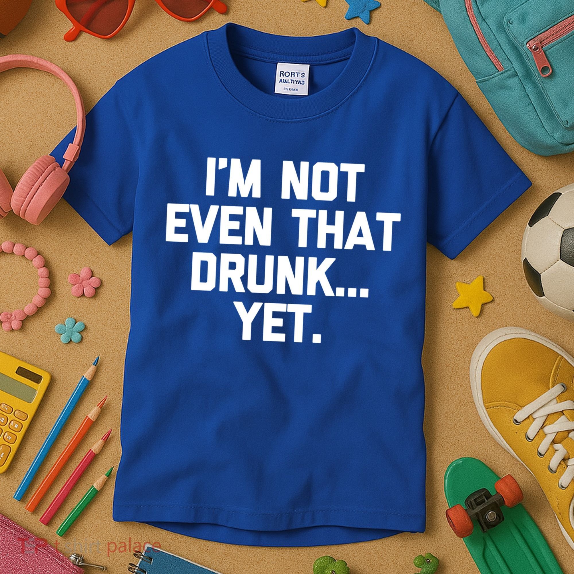 Im Not Even That Drunk Yet Funny Saying Ing Drunk Gift Kids T-Shirt