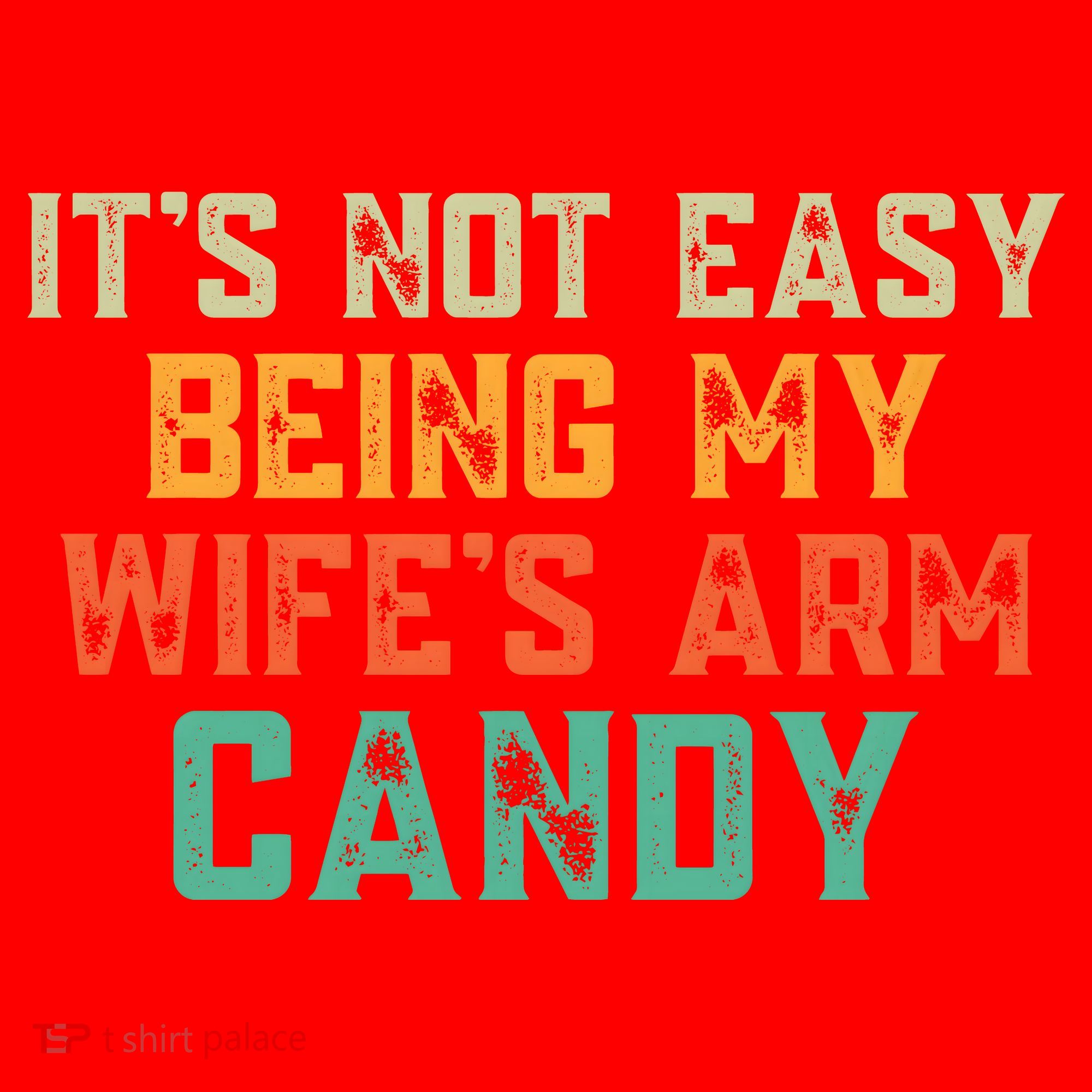 It's Not Easy Being My WIfes Arm Candy Hilarious Husband Santa Hat