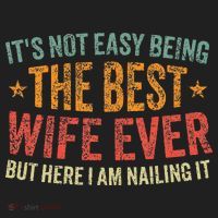 ItS Not Easy Being The Best Wife Ever Beanie thumb 2