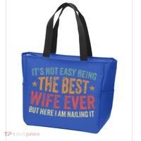 ItS Not Easy Being The Best Wife Ever Tote Bag thumb 3
