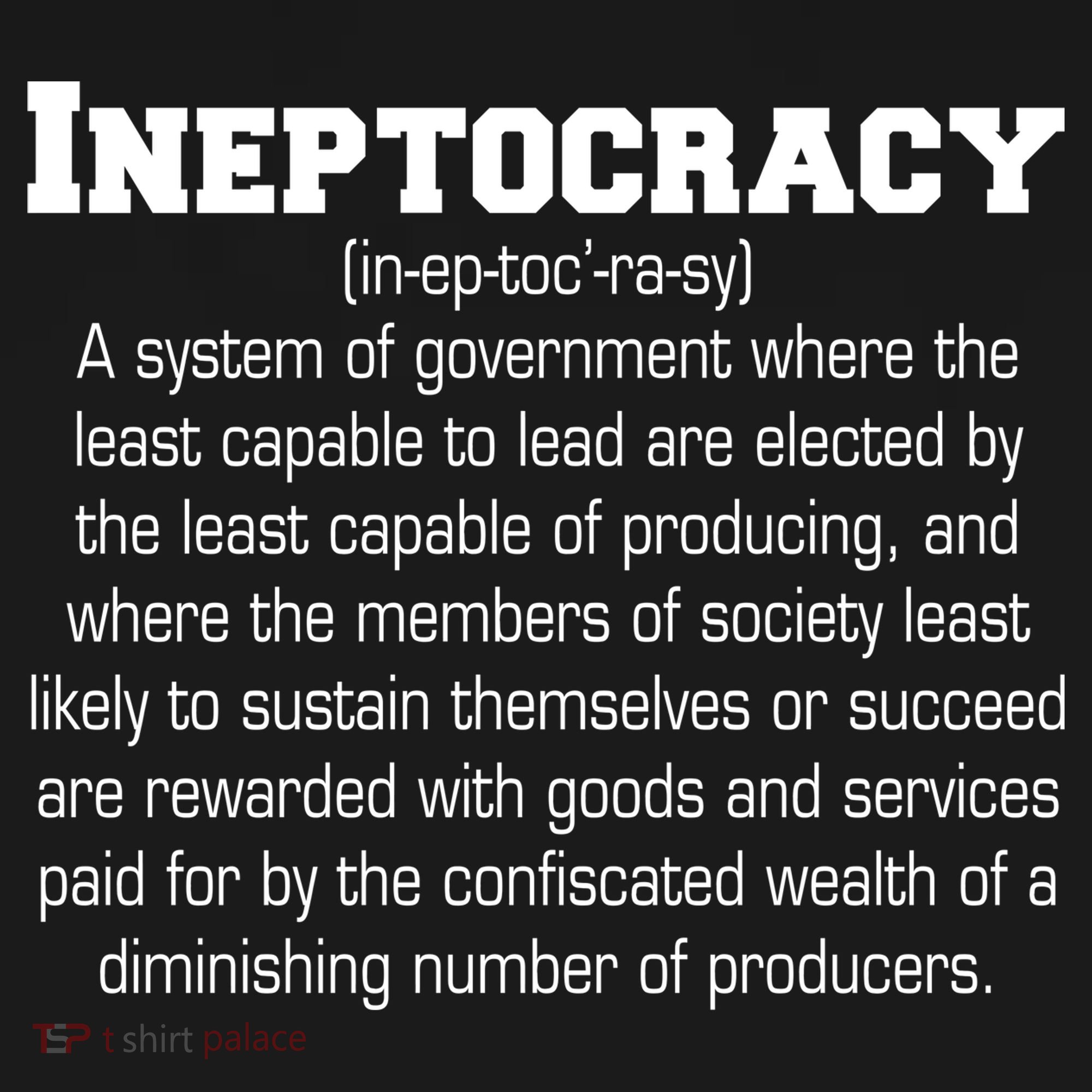 Ineptocracy Definition Kids Long Sleeve Shirt