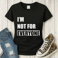 Im Not For Everyone Funny Anti Social Women's T-Shirt thumb 3