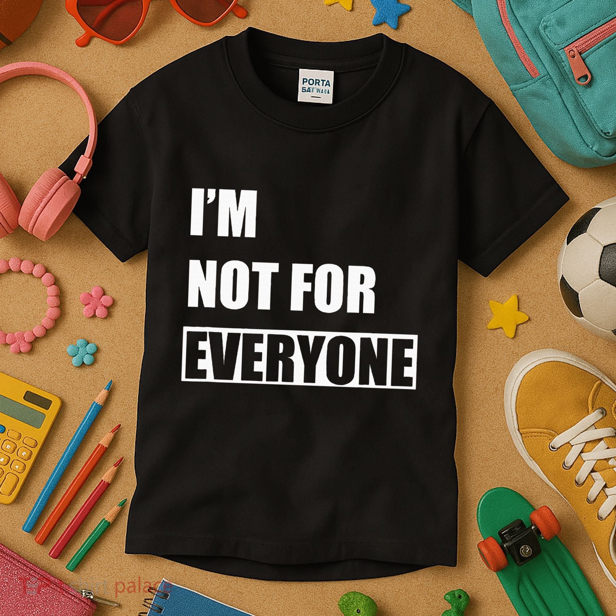 Im Not For Everyone Funny Anti Social Kids T-Shirt