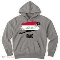 Iraq National Football Soccer Team Flag Hoodie thumb 0