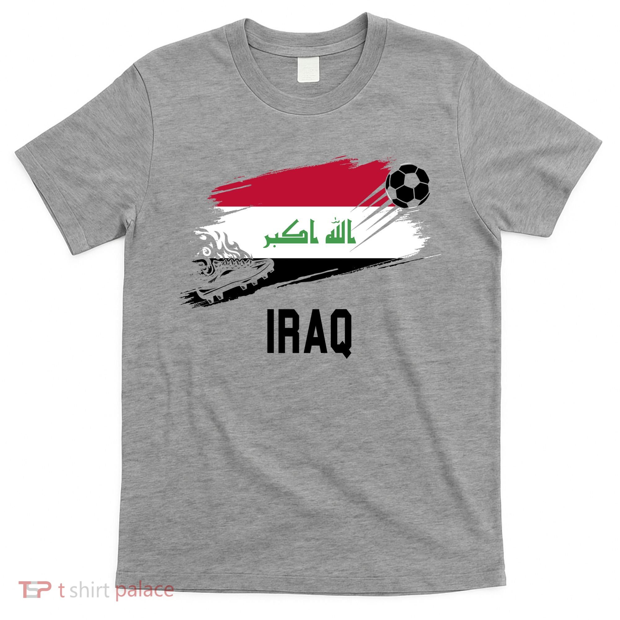 Iraq National Football Soccer Team Flag T-Shirt