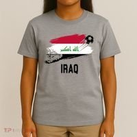 Iraq National Football Soccer Team Flag T-Shirt thumb 4