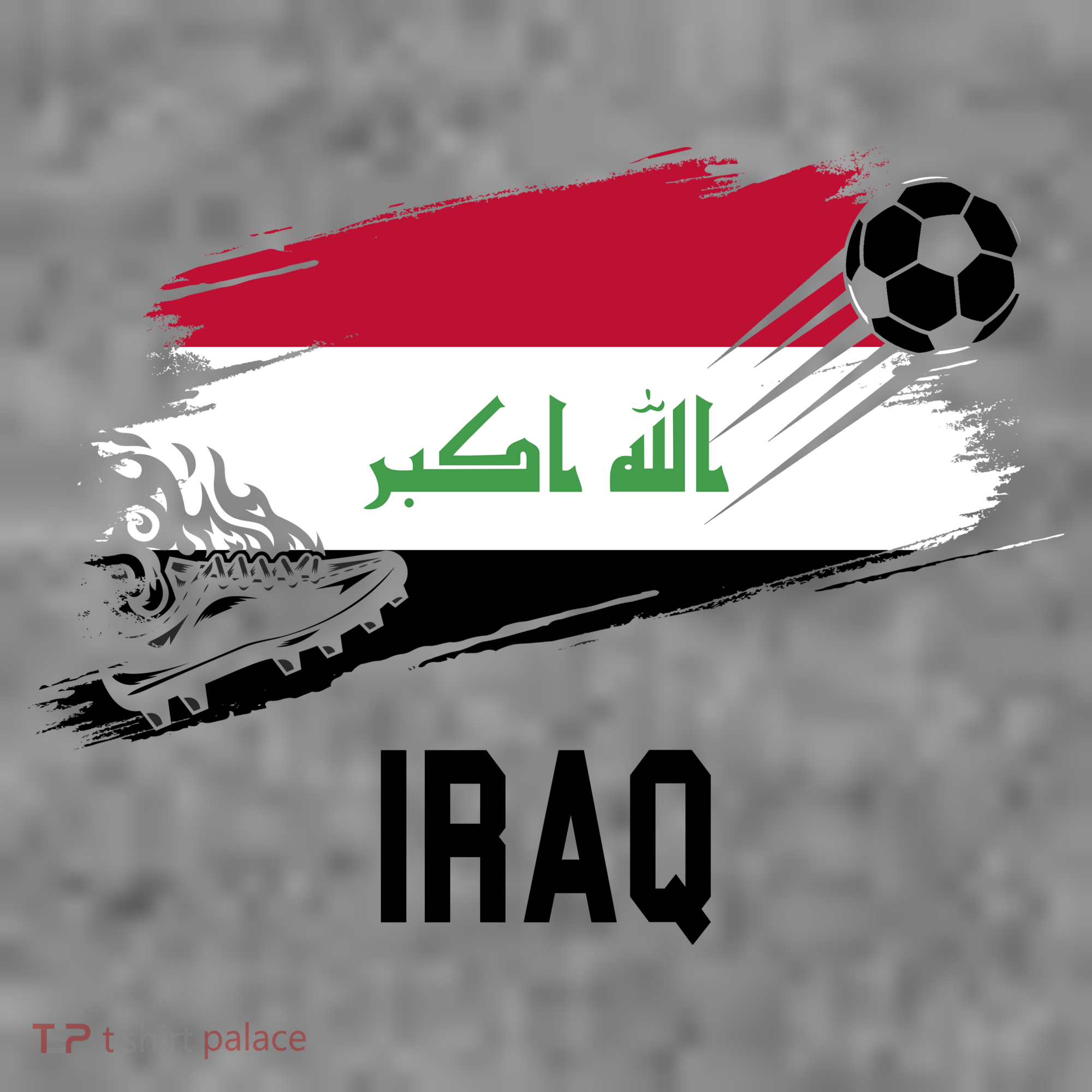 Iraq National Football Soccer Team Flag Women's Tank Top