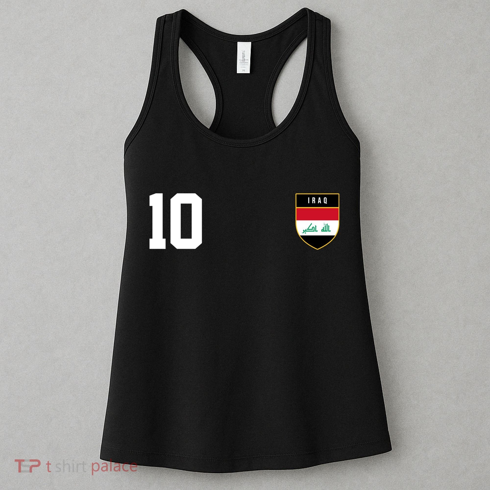 Iraq Nation Football Soccer 10 Jersey Women's Tank Top