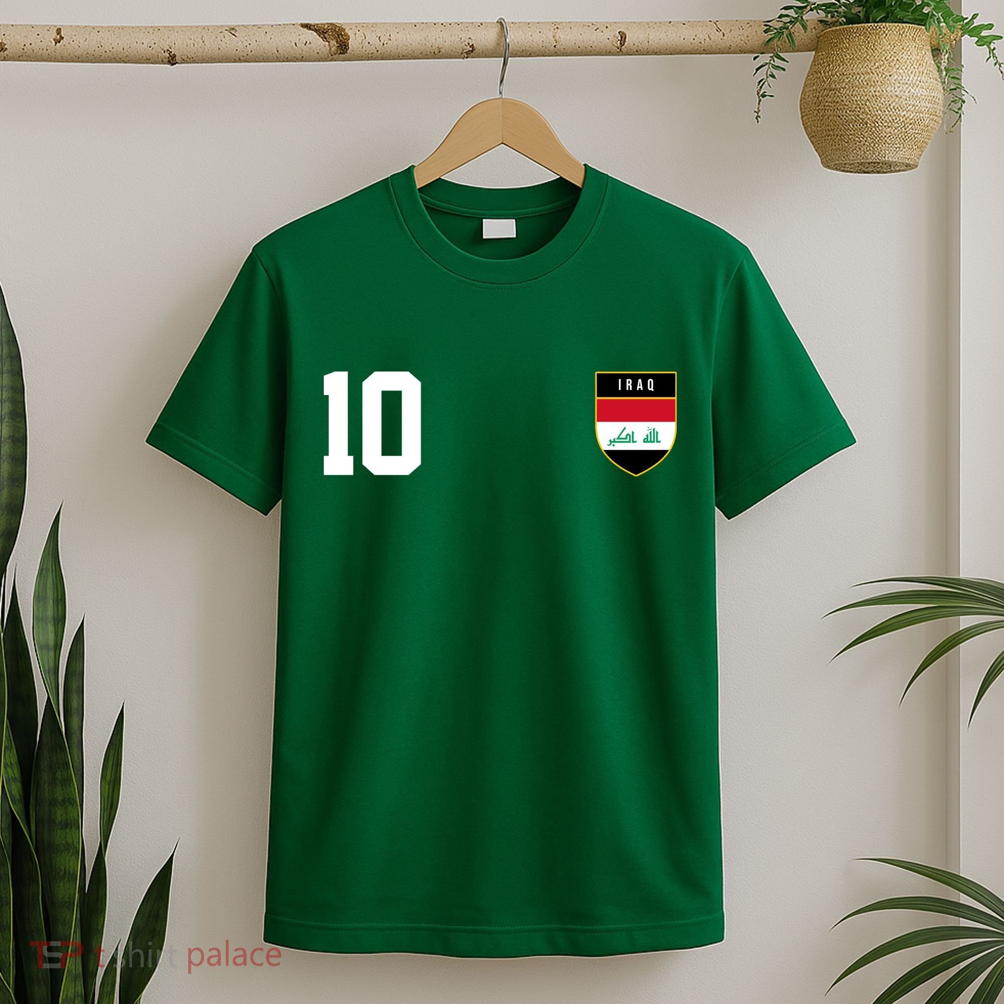Iraq Nation Football Soccer 10 Jersey T-Shirt