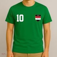 Iraq Nation Football Soccer 10 Jersey T-Shirt thumb 3