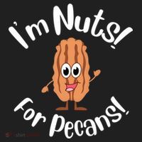 I’m Nuts For Pecans National Pecan Month Texas Tree Pies Meaningful Gift Women's Sweatshirt thumb 2