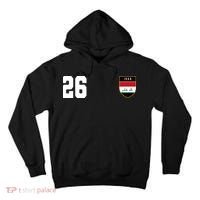 Iraq Nation Football Soccer 26 Jersey Tall Hoodie thumb 0