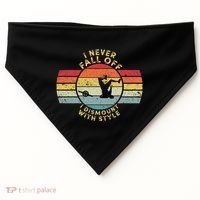 I Never Fall Off I Dismount With Style One Wheel Owner Float USA-Made Doggie Bandana thumb 0