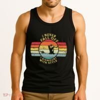 I Never Fall Off I Dismount With Style One Wheel Owner Float Tank Top thumb 3