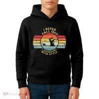 I Never Fall Off I Dismount With Style One Wheel Owner Float Kids Hoodie thumb 4