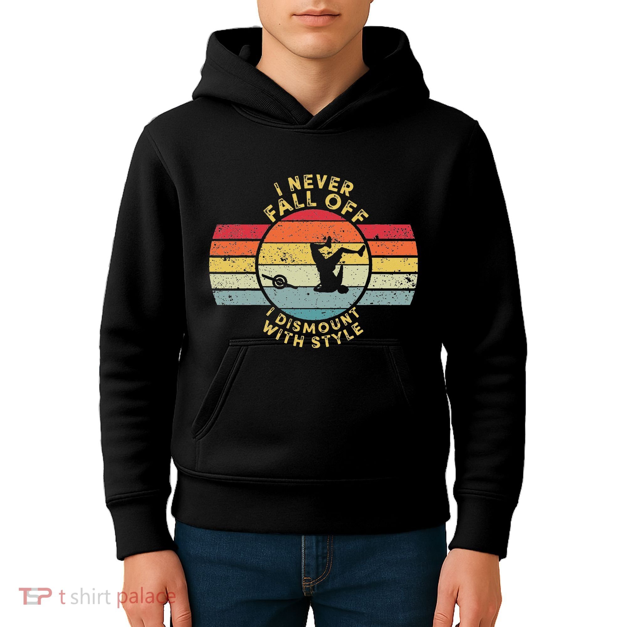 I Never Fall Off I Dismount With Style One Wheel Owner Float Kids Hoodie