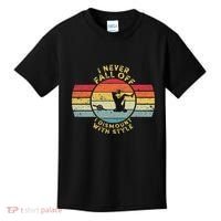I Never Fall Off I Dismount With Style One Wheel Owner Float Kids T-Shirt thumb 0