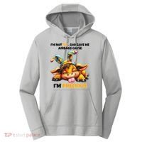 IM Not Fat God Gave Me Airbags Cause IM Precious Performance Fleece Hoodie thumb 0