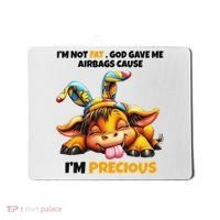 IM Not Fat God Gave Me Airbags Cause IM Precious Mousepad thumb 0