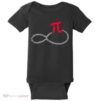 Infinite PI Numbers Baby Bodysuit