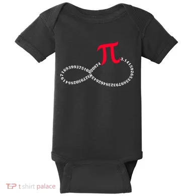 Infinite PI Numbers Baby Bodysuit