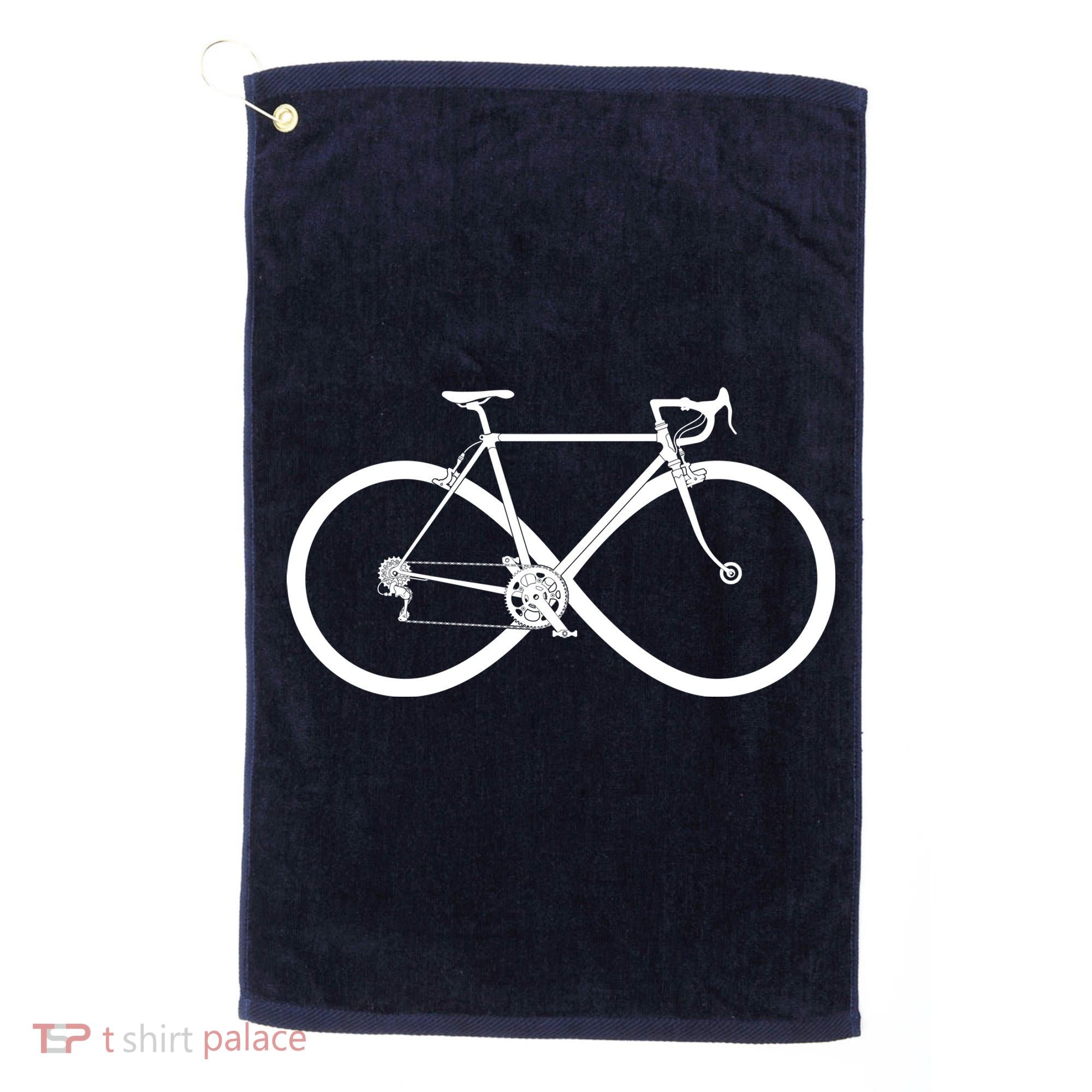 Infinity Bike Love Golf Towel