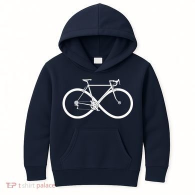 Infinity Bike Love Kids Hoodie