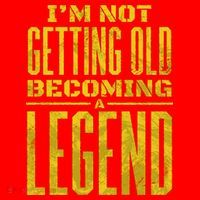 I'm Not Getting Old Becoming A Legend Santa Hat thumb 1