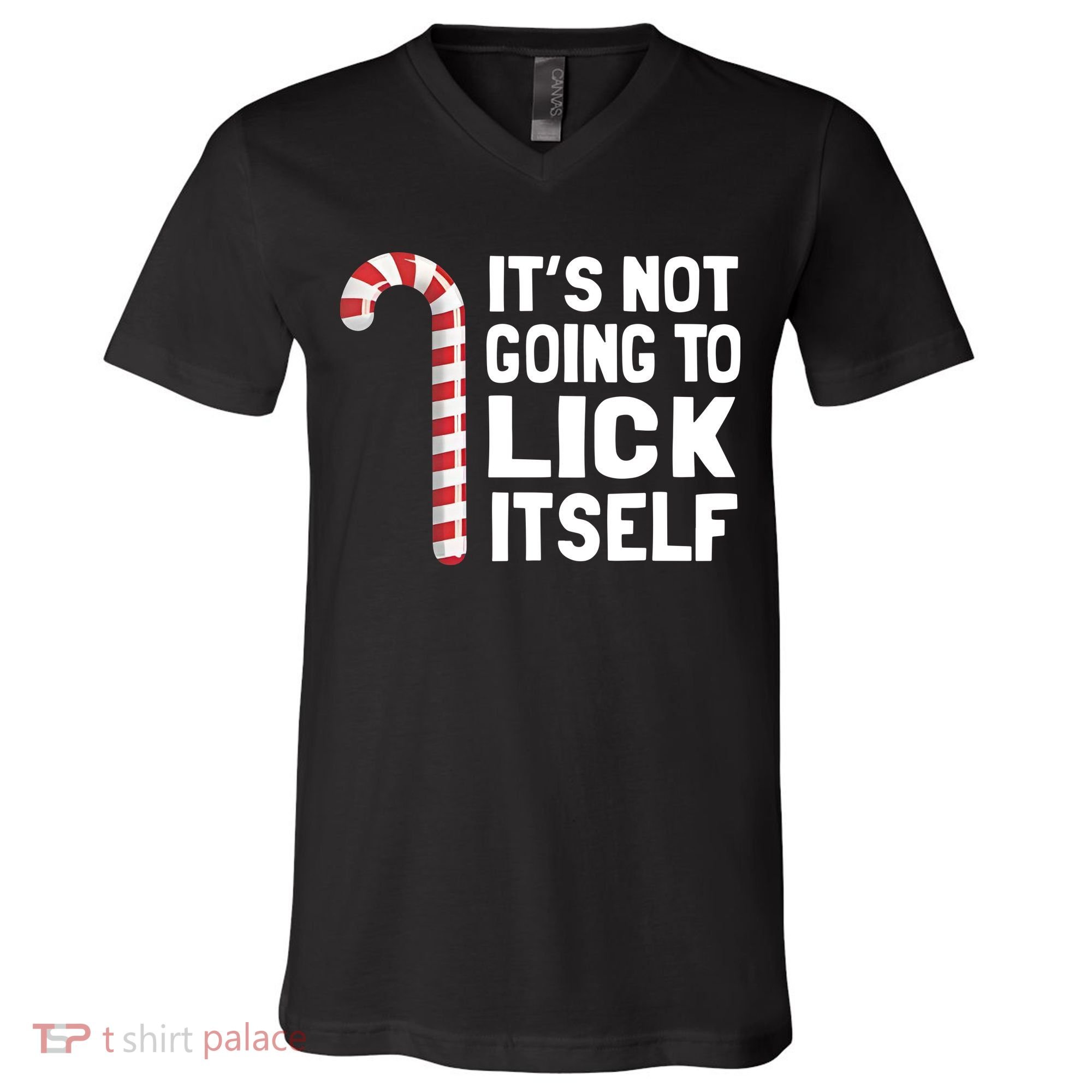 ItS Not Going To Lick Itself V-Neck T-Shirt