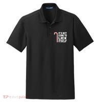 ItS Not Going To Lick Itself Dry Zone Grid Polo thumb 0
