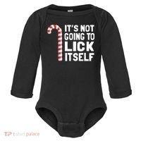 ItS Not Going To Lick Itself Baby Long Sleeve Bodysuit thumb 0