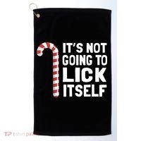 ItS Not Going To Lick Itself Golf Towel thumb 0