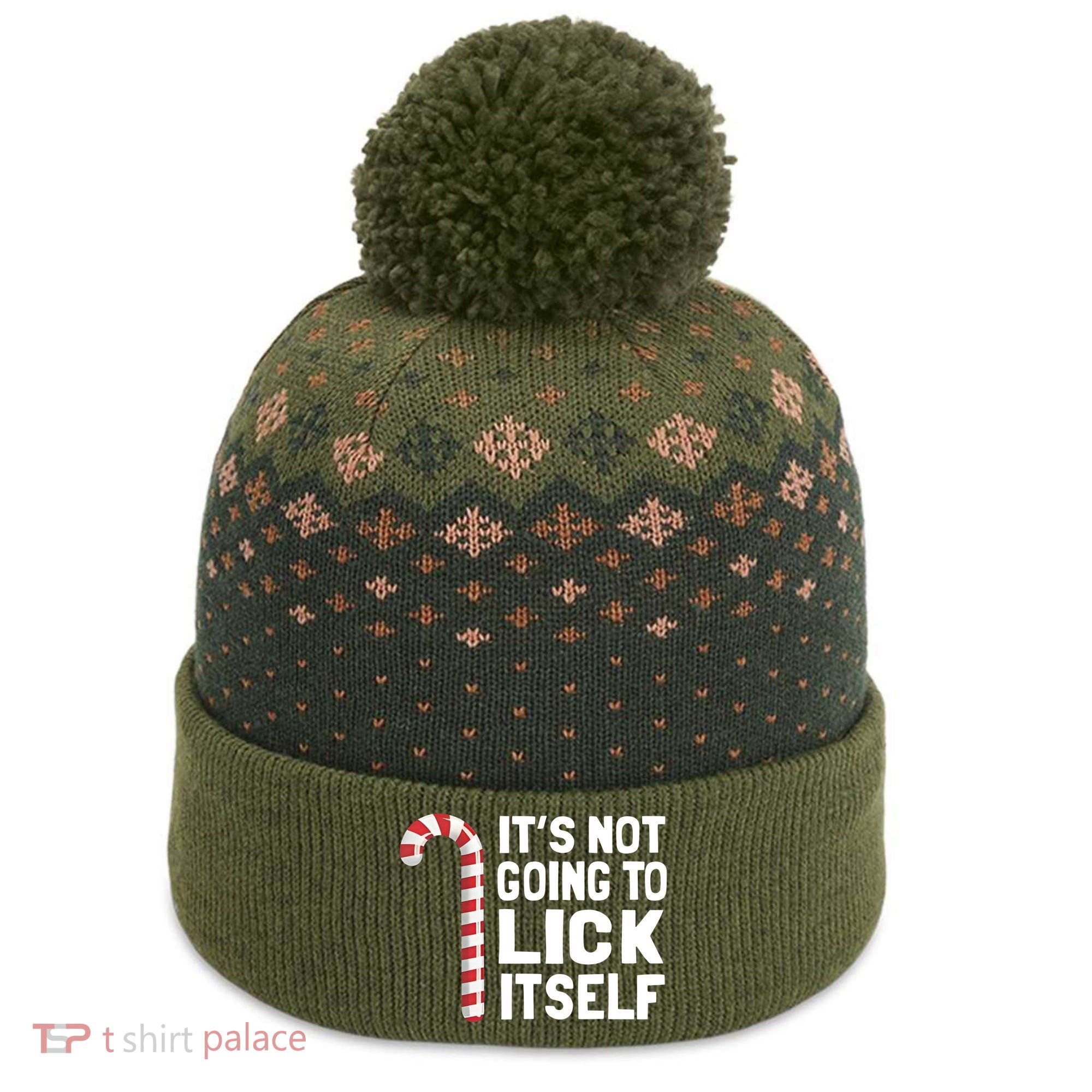 ItS Not Going To Lick Itself The Baniff Cuffed Pom Beanie