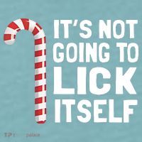 ItS Not Going To Lick Itself Sueded Cloud Jersey T-Shirt thumb 2