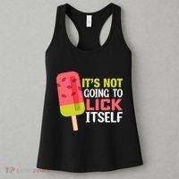 ItS Not Going To Lick Itself Summer Clothes Ice Cream Party Women's Tank Top thumb 3