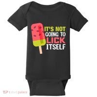ItS Not Going To Lick Itself Summer Clothes Ice Cream Party Baby Bodysuit thumb 0