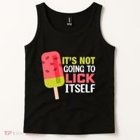 ItS Not Going To Lick Itself Summer Clothes Ice Cream Party Tank Top thumb 2