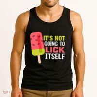 ItS Not Going To Lick Itself Summer Clothes Ice Cream Party Tank Top thumb 3
