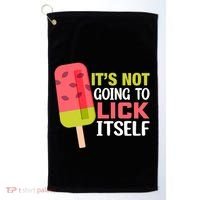 ItS Not Going To Lick Itself Summer Clothes Ice Cream Party Golf Towel thumb 0
