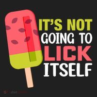 ItS Not Going To Lick Itself Summer Clothes Ice Cream Party Golf Towel thumb 3