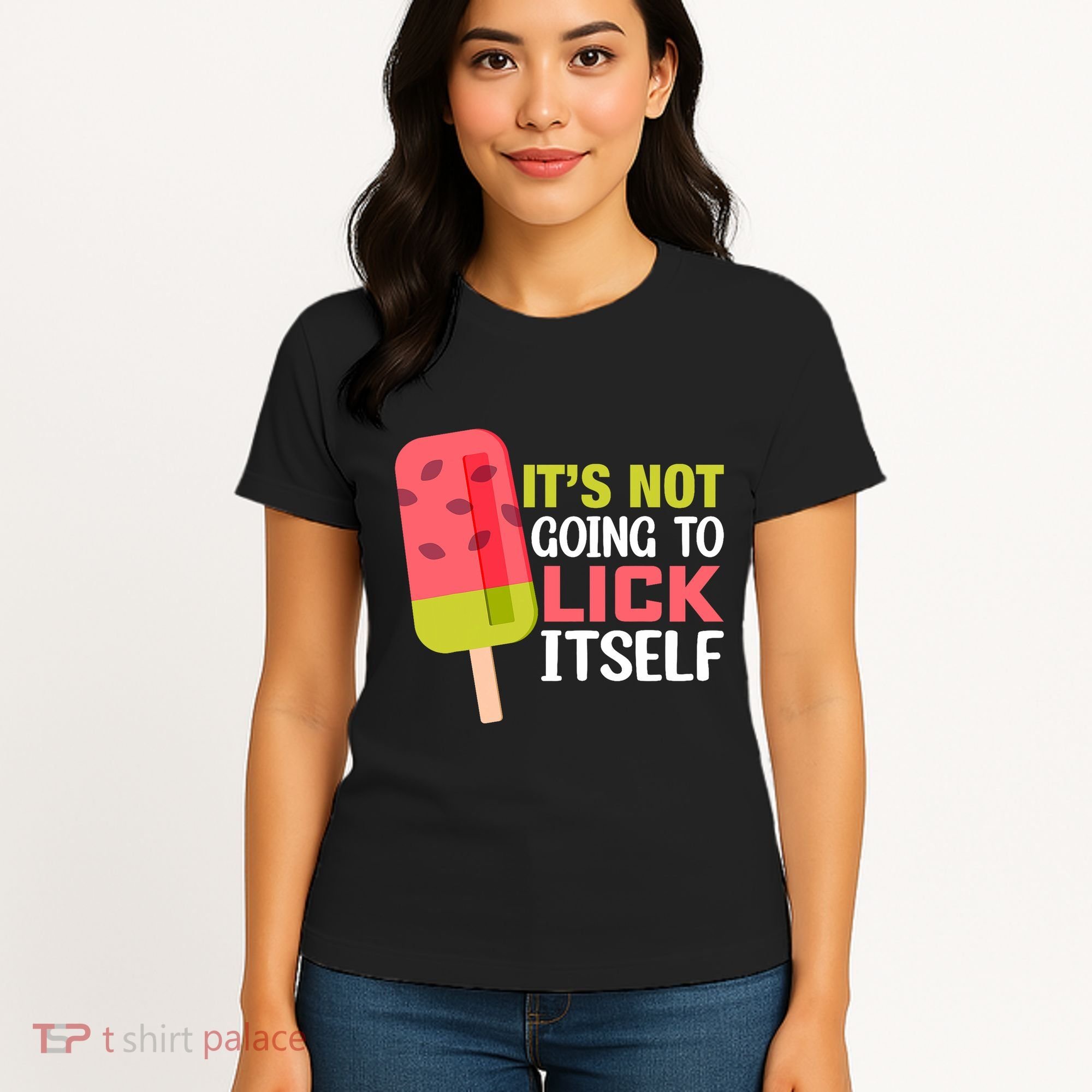 ItS Not Going To Lick Itself Summer Clothes Ice Cream Party Women's T-Shirt