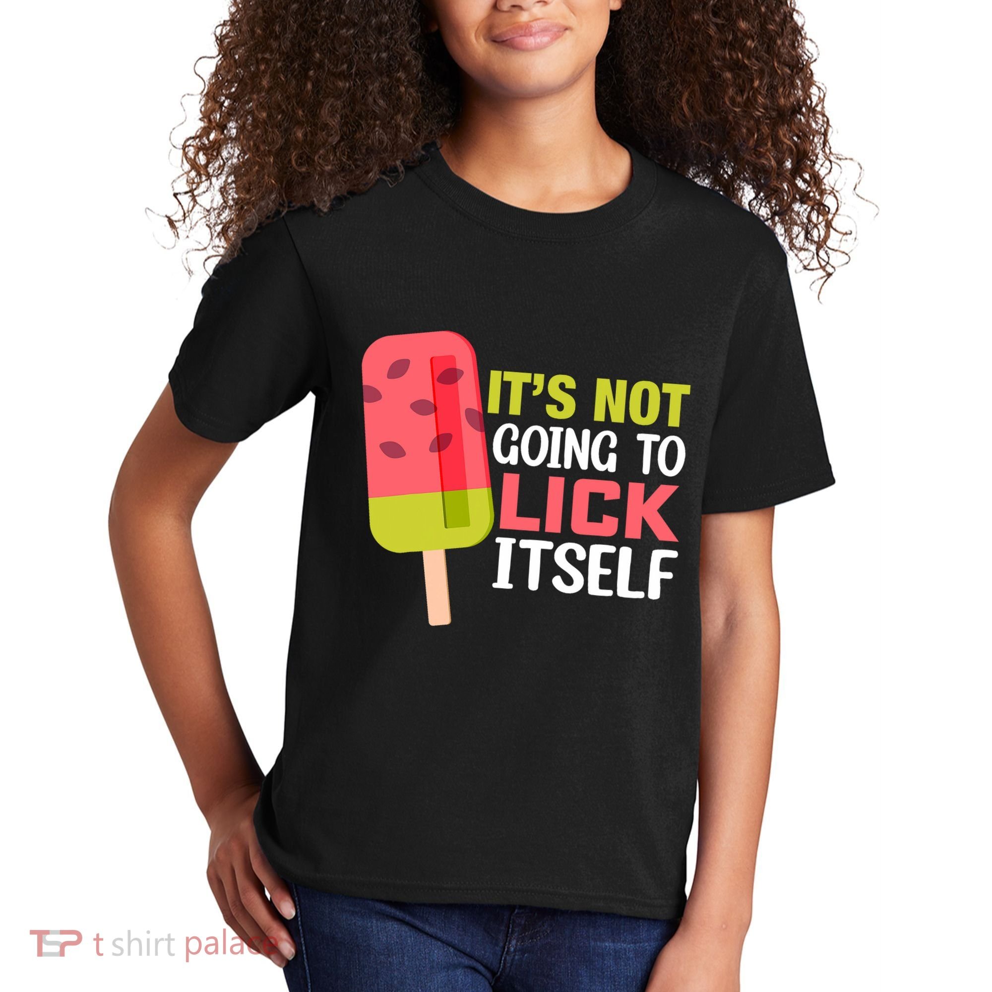 ItS Not Going To Lick Itself Summer Clothes Ice Cream Party Kids T-Shirt