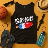It's not Gonna Lick Itself 4th of July celebration Tank Top thumb 4