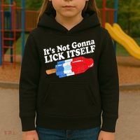 It's not Gonna Lick Itself 4th of July celebration Kids Hoodie thumb 3