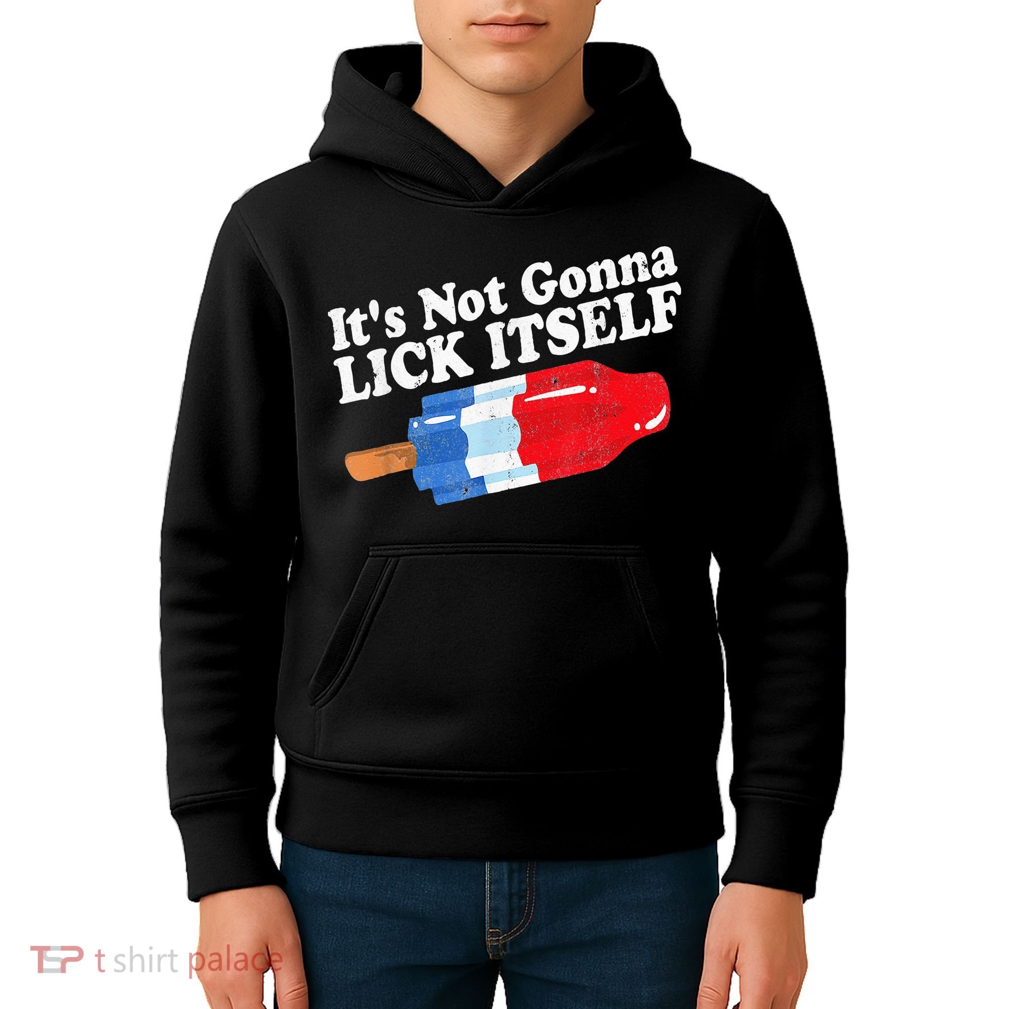It's not Gonna Lick Itself 4th of July celebration Kids Hoodie