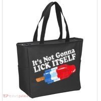 It's not Gonna Lick Itself 4th of July celebration Tote Bag thumb 2