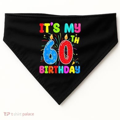 Im Not Going Grey Im Turning Chrome Motorcycle 60th Birthday USA-Made Doggie Bandana